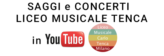 Liceo musicale Tenca in YouTube